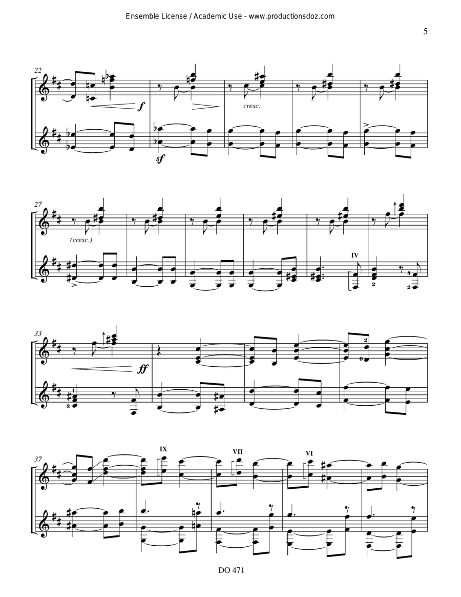 Huit préludes Huit préludes Classical Guitar scores gallery preview page 5