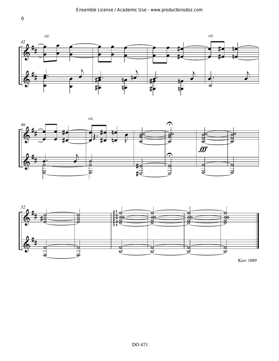 Huit préludes Huit préludes Classical Guitar scores gallery preview page 6