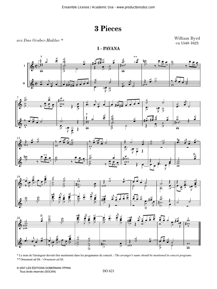 3 Pieces 3 Pieces Classical Guitar scores gallery preview page 3
