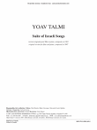 Suite of Israeli Folk Songs