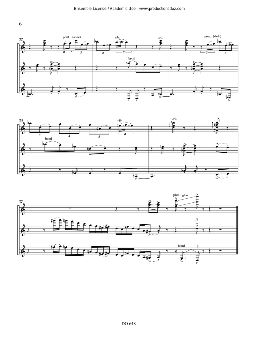 3 Pièces nostalgiques 3 Pièces nostalgiques Guitar Ensemble scores gallery preview page 6