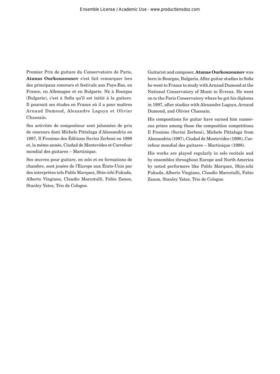 Trois postludes Trois postludes Classical Guitar scores gallery preview page 2