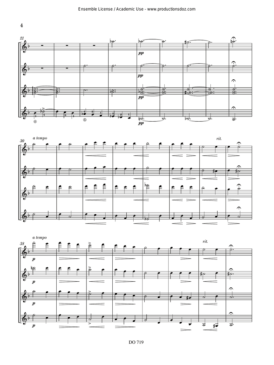 Córdoba, Op. 232 Córdoba, Op. 232 Guitar Ensemble scores gallery preview page 4