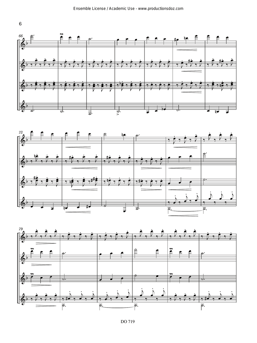 Córdoba, Op. 232 Córdoba, Op. 232 Guitar Ensemble scores gallery preview page 6