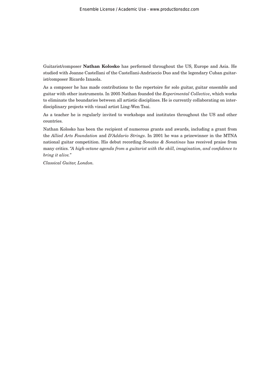 Ama Lur Ama Lur Classical Guitar scores gallery preview page 2