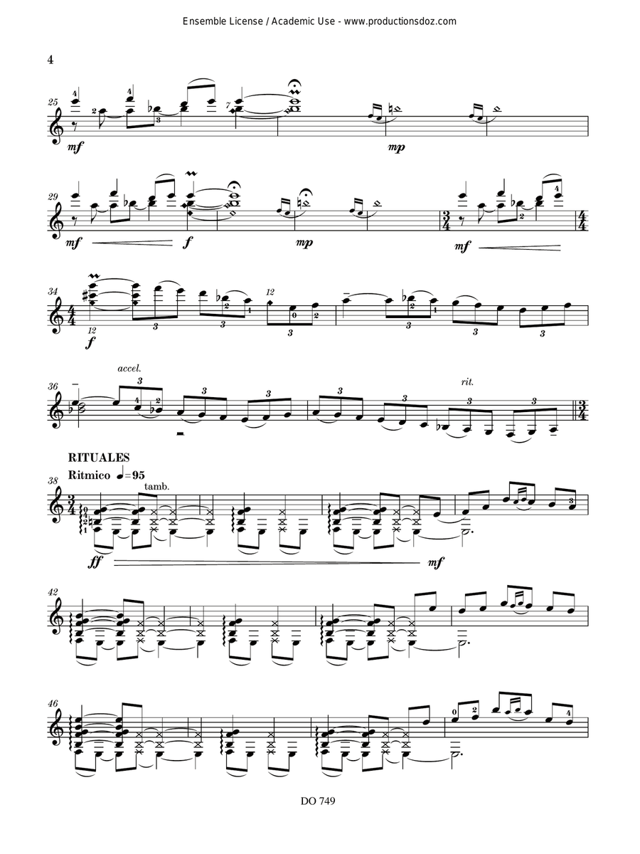 Ama Lur Ama Lur Classical Guitar scores gallery preview page 4