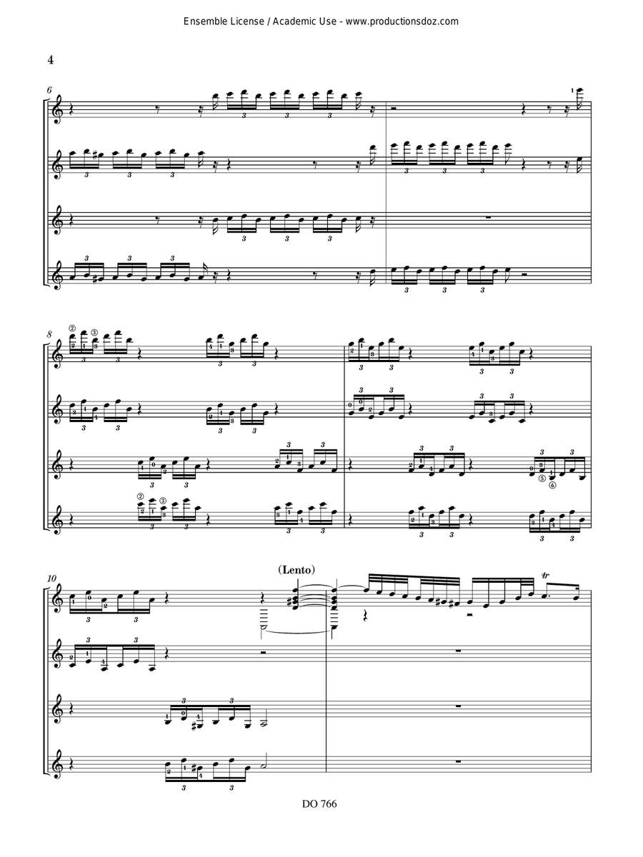 Toccata and Fugue Toccata and Fugue Guitar Ensemble scores gallery preview page 4