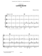 Latino Blues Guitar Ensemble scores gallery preview page 3