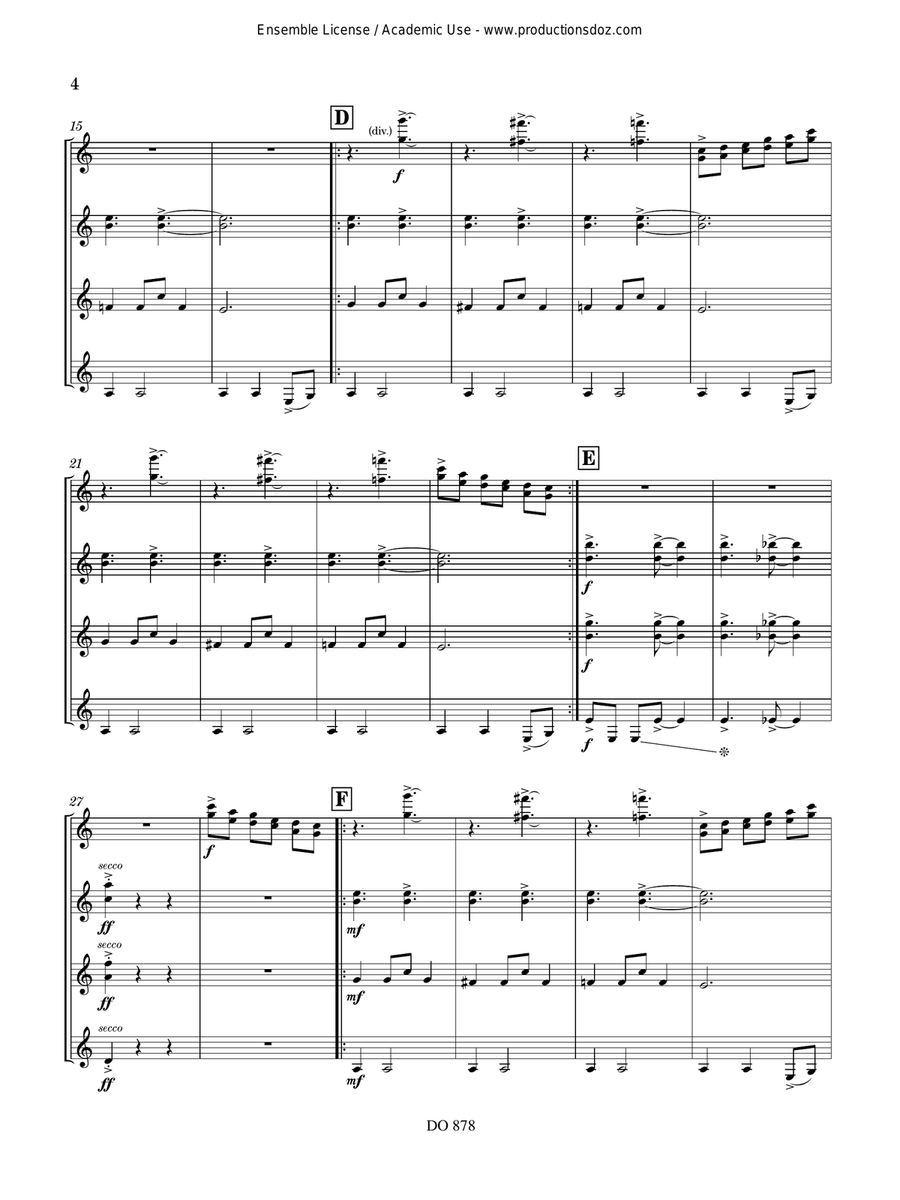 Latino Blues Guitar Ensemble - Digital Sheet Music page 4
