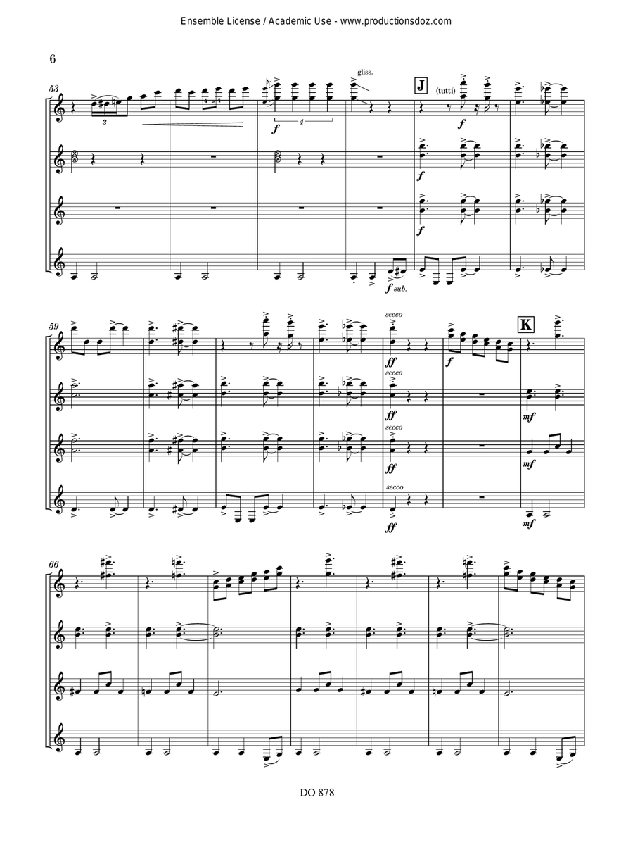 Latino Blues Guitar Ensemble - Digital Sheet Music page 6
