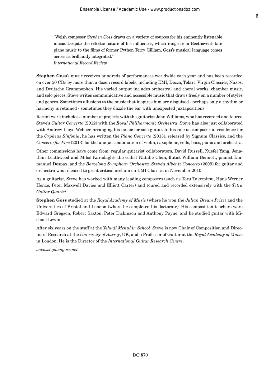 Oxen of the Sun Oxen of the Sun Classical Guitar scores gallery preview page 5