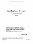 Pièce concertante no. 4