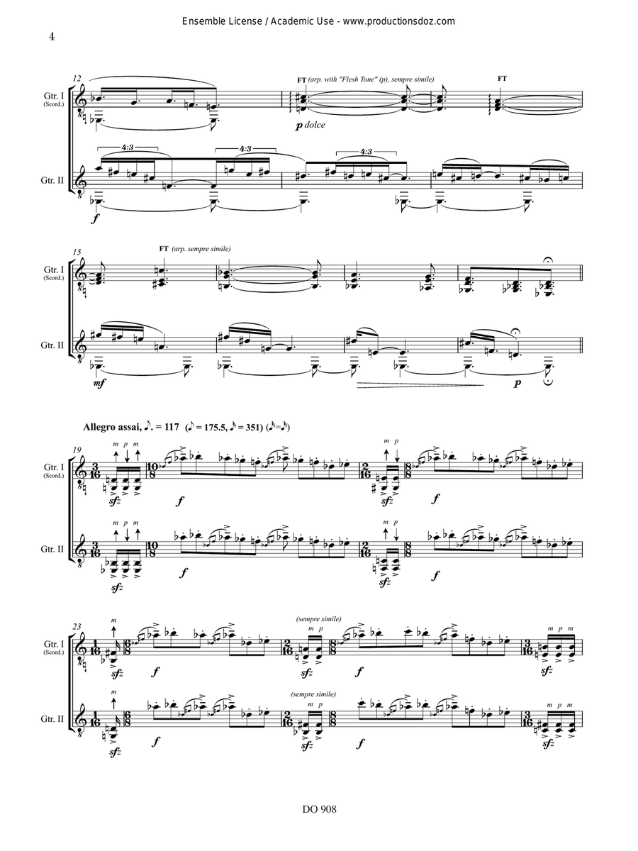Danzleikr Danzleikr Classical Guitar scores gallery preview page 4