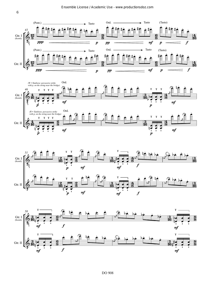 Danzleikr Danzleikr Classical Guitar scores gallery preview page 6
