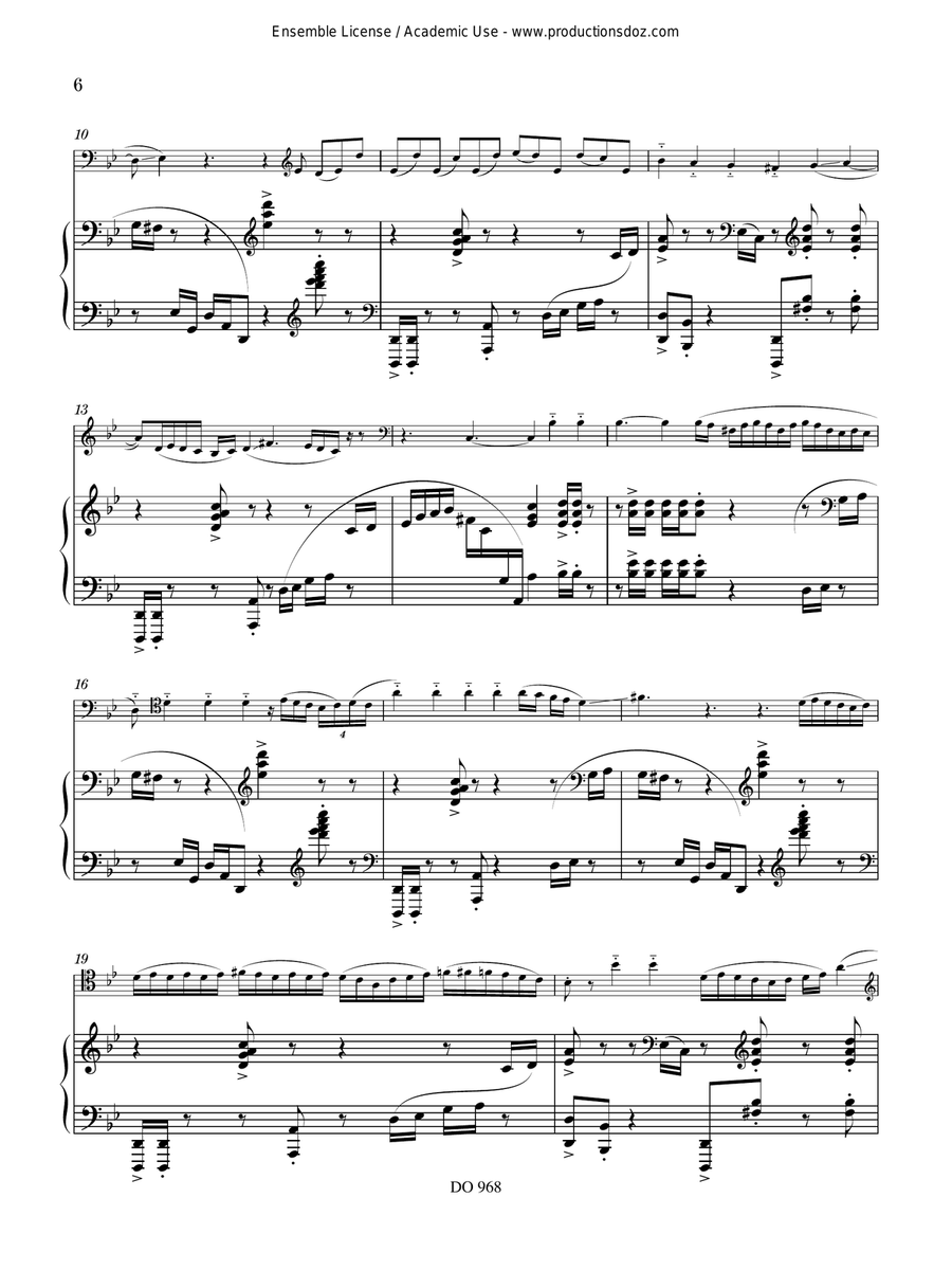 Caught Between Caught Between Piano Trio scores gallery preview page 6