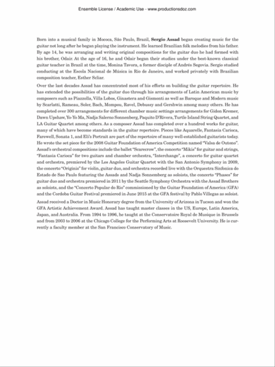 Variaciones sudamericanas Classical Guitar scores gallery preview page 2