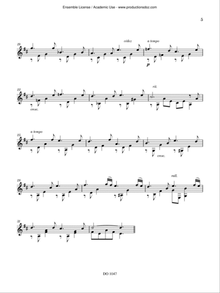 Variaciones sudamericanas Classical Guitar scores gallery preview page 5