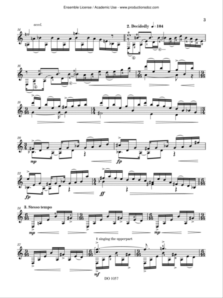 Imbricatta Imbricatta Classical Guitar scores gallery preview page 3