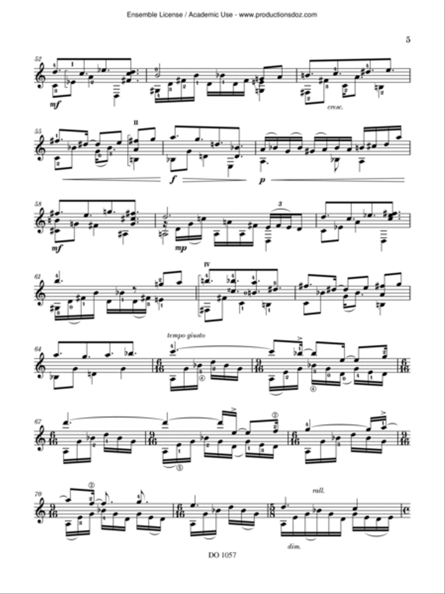 Imbricatta Imbricatta Classical Guitar scores gallery preview page 5