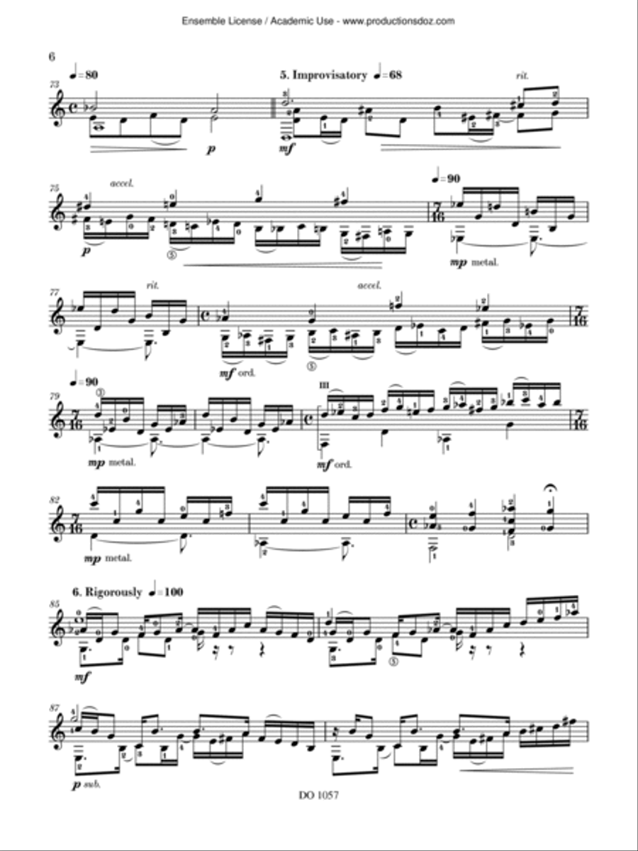 Imbricatta Imbricatta Classical Guitar scores gallery preview page 6