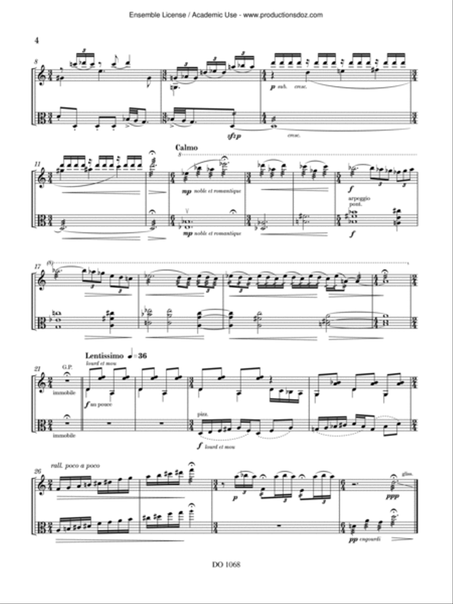 3 Lettres 3 Lettres Viola scores gallery preview page 4