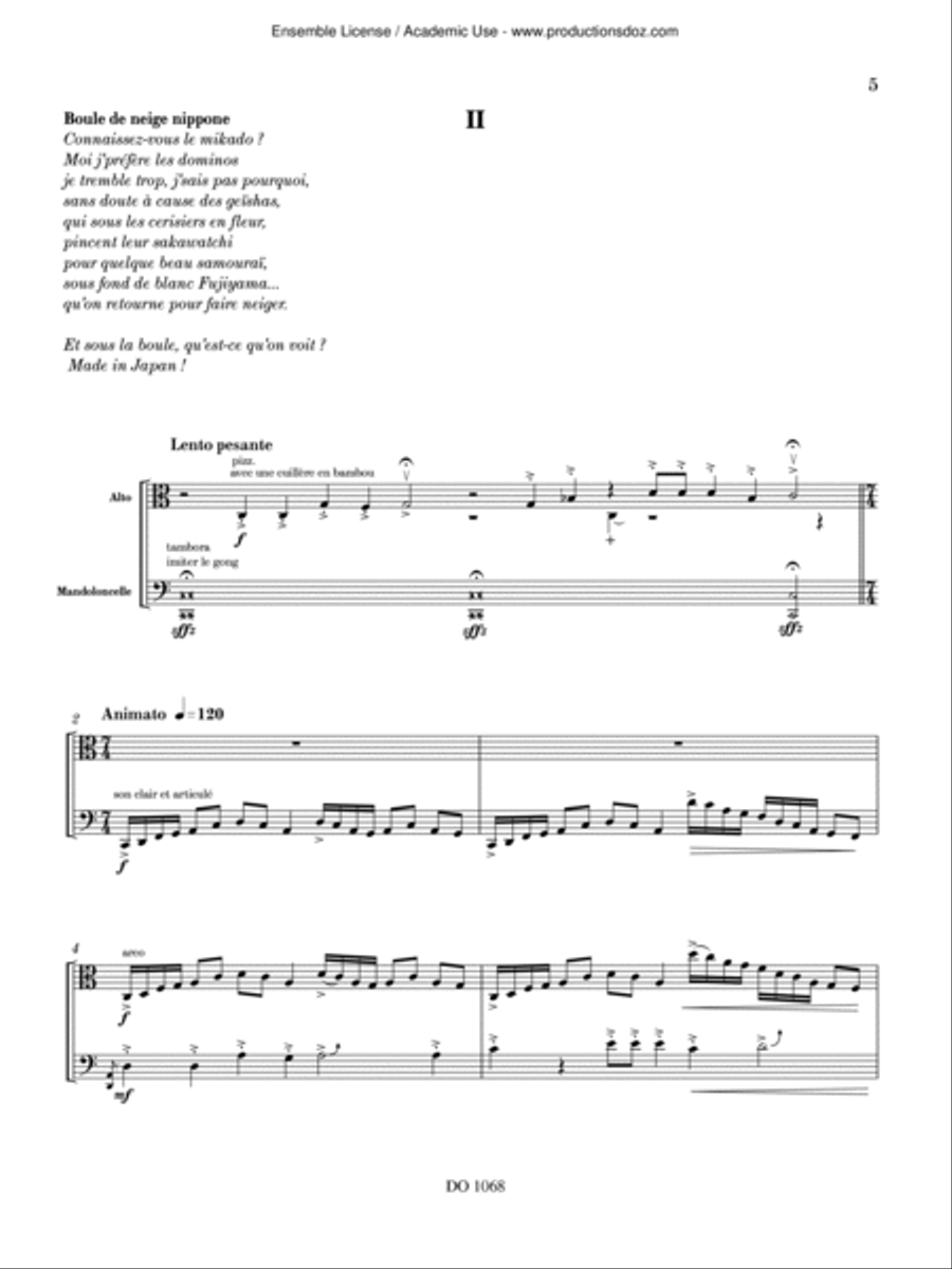 3 Lettres 3 Lettres Viola scores gallery preview page 5
