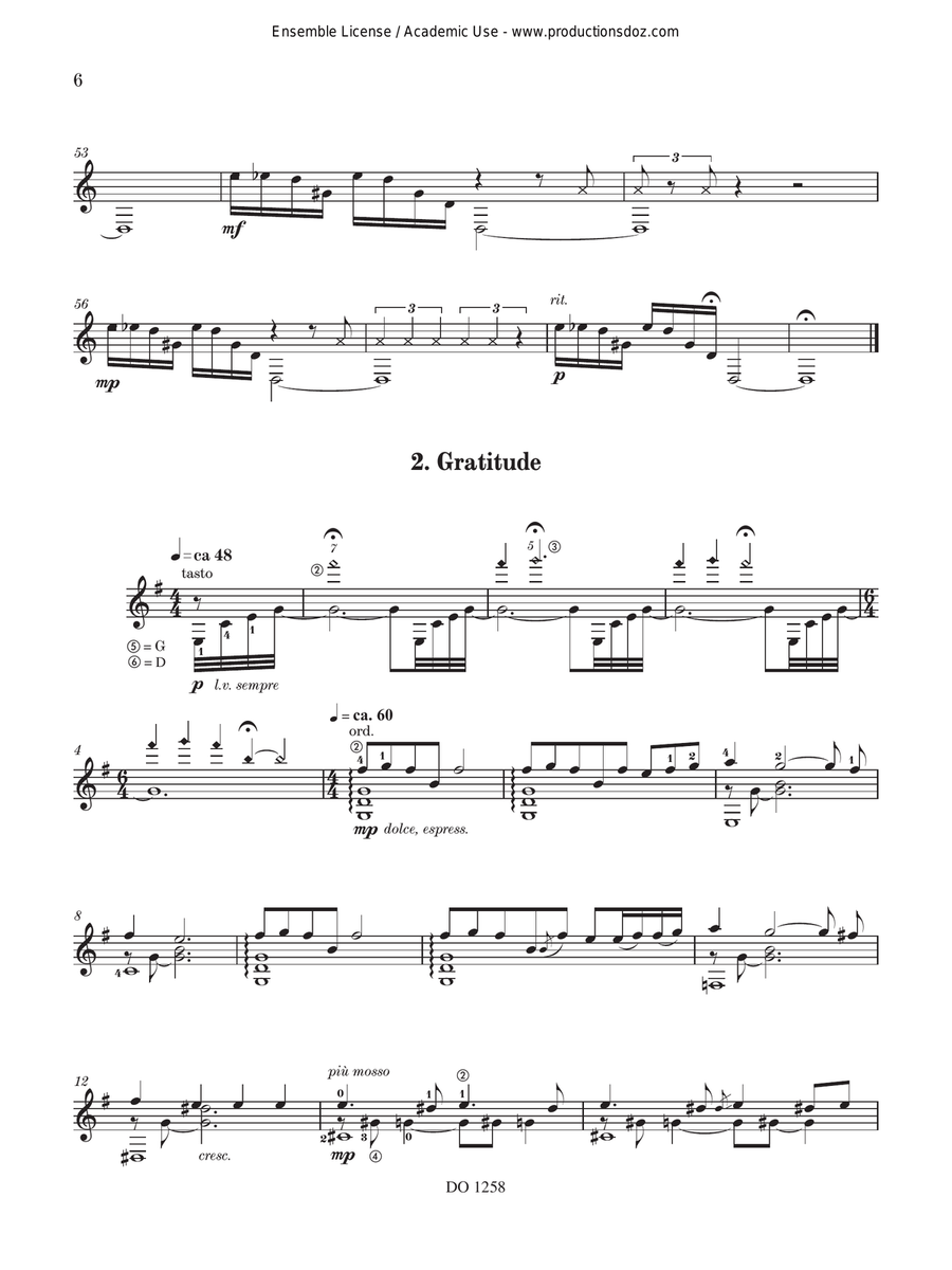 Triptych Triptych Classical Guitar scores gallery preview page 6