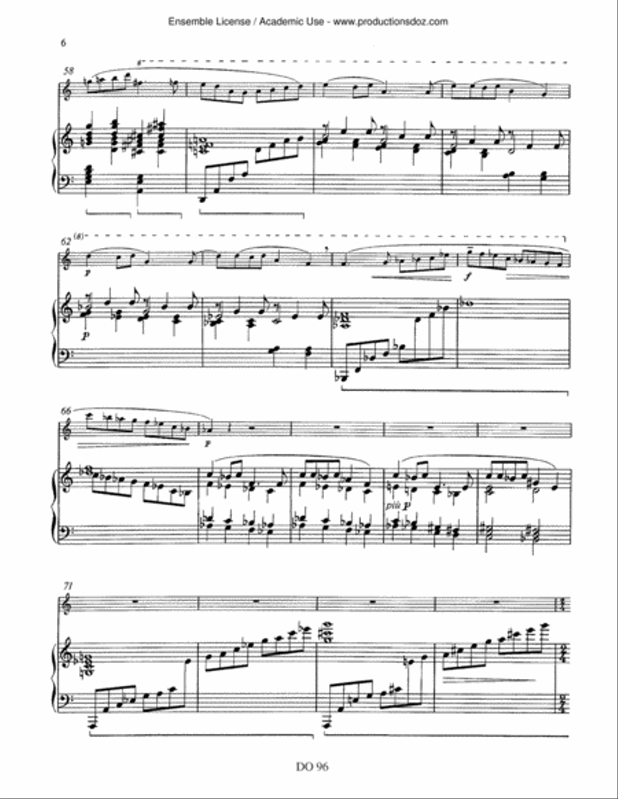 Sonate Sonate Flute Solo scores gallery preview page 6
