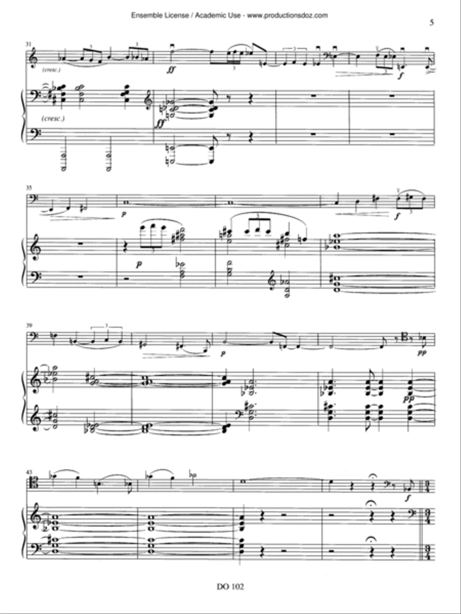 Sonate no. 2 Sonate no. 2 Piano Accompaniment scores gallery preview page 5