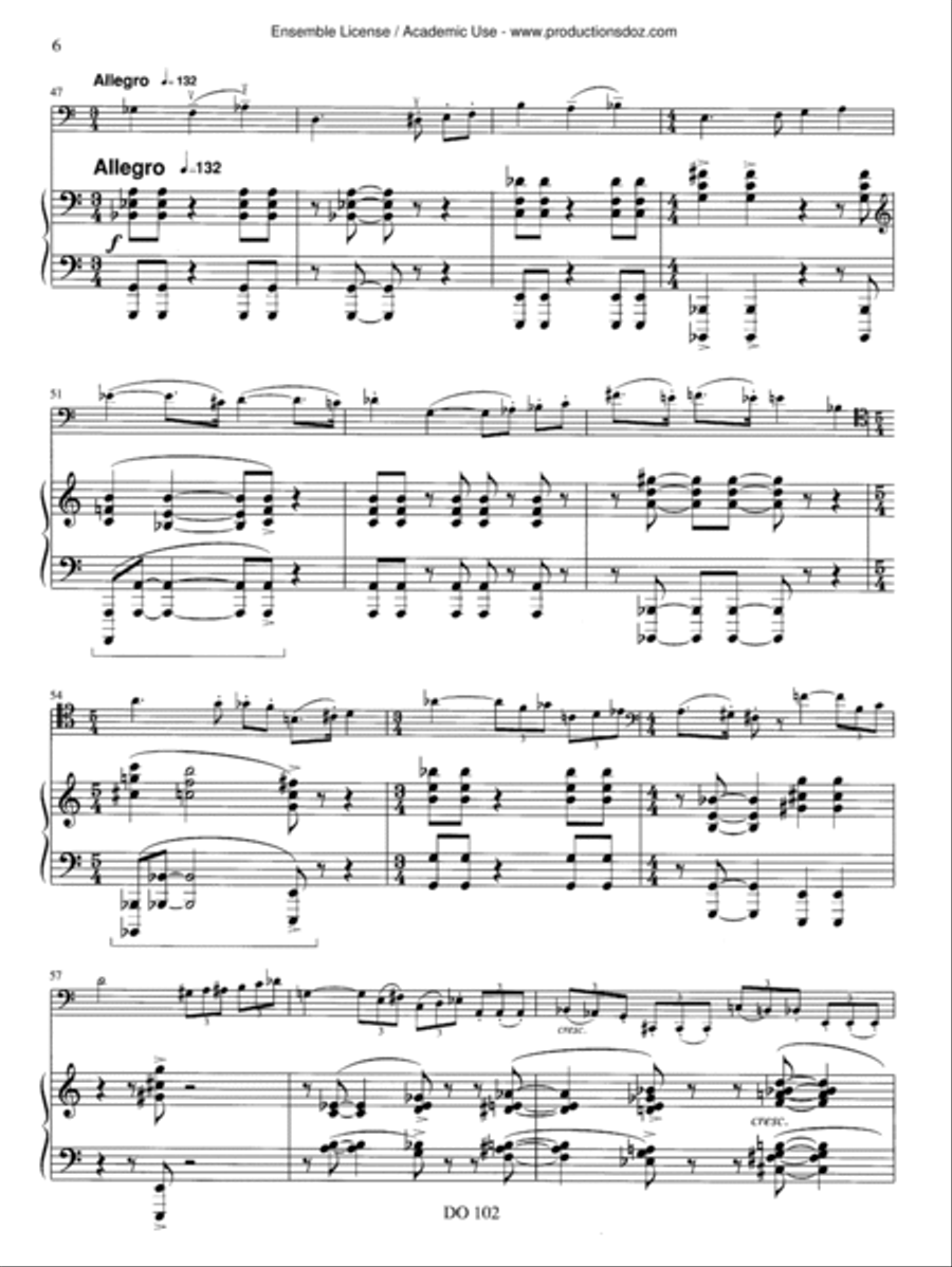 Sonate no. 2 Sonate no. 2 Piano Accompaniment scores gallery preview page 6
