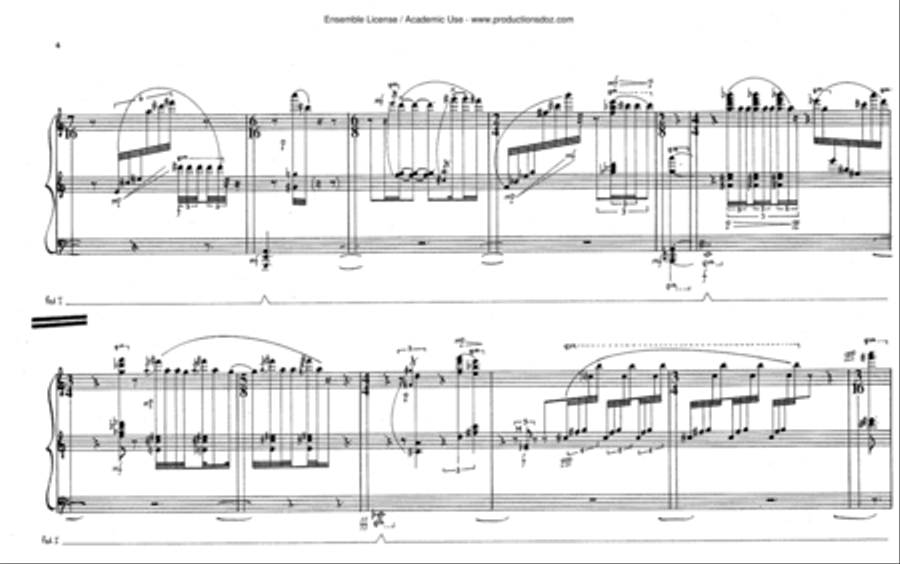 Dans le crépuscule du souvenir Piano Solo scores gallery preview page 4