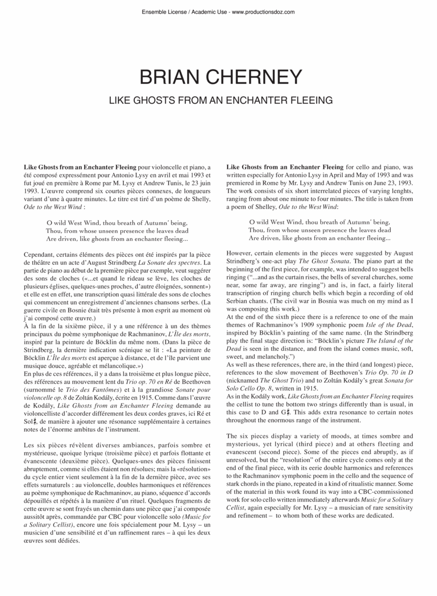 Like Ghosts from an Enchanter Fleeing Piano Accompaniment scores gallery preview page 1