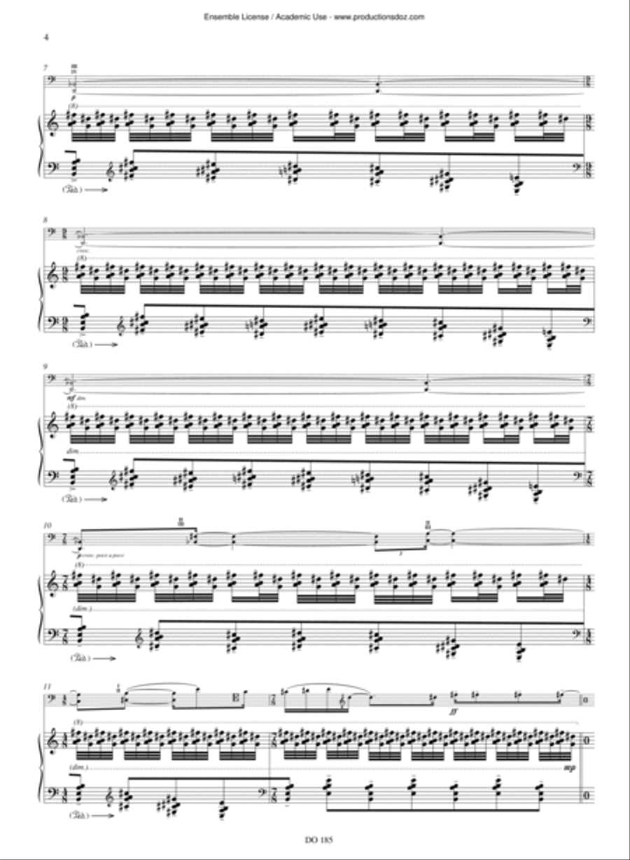 Like Ghosts from an Enchanter Fleeing Piano Accompaniment scores gallery preview page 4