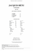 Concerto pour orgue op. 68 (score)