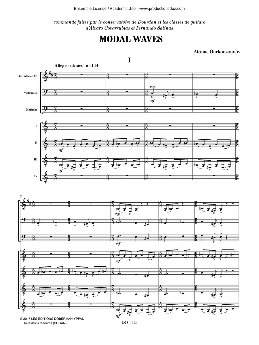 Modale Waves Modale Waves Score scores gallery preview page 3