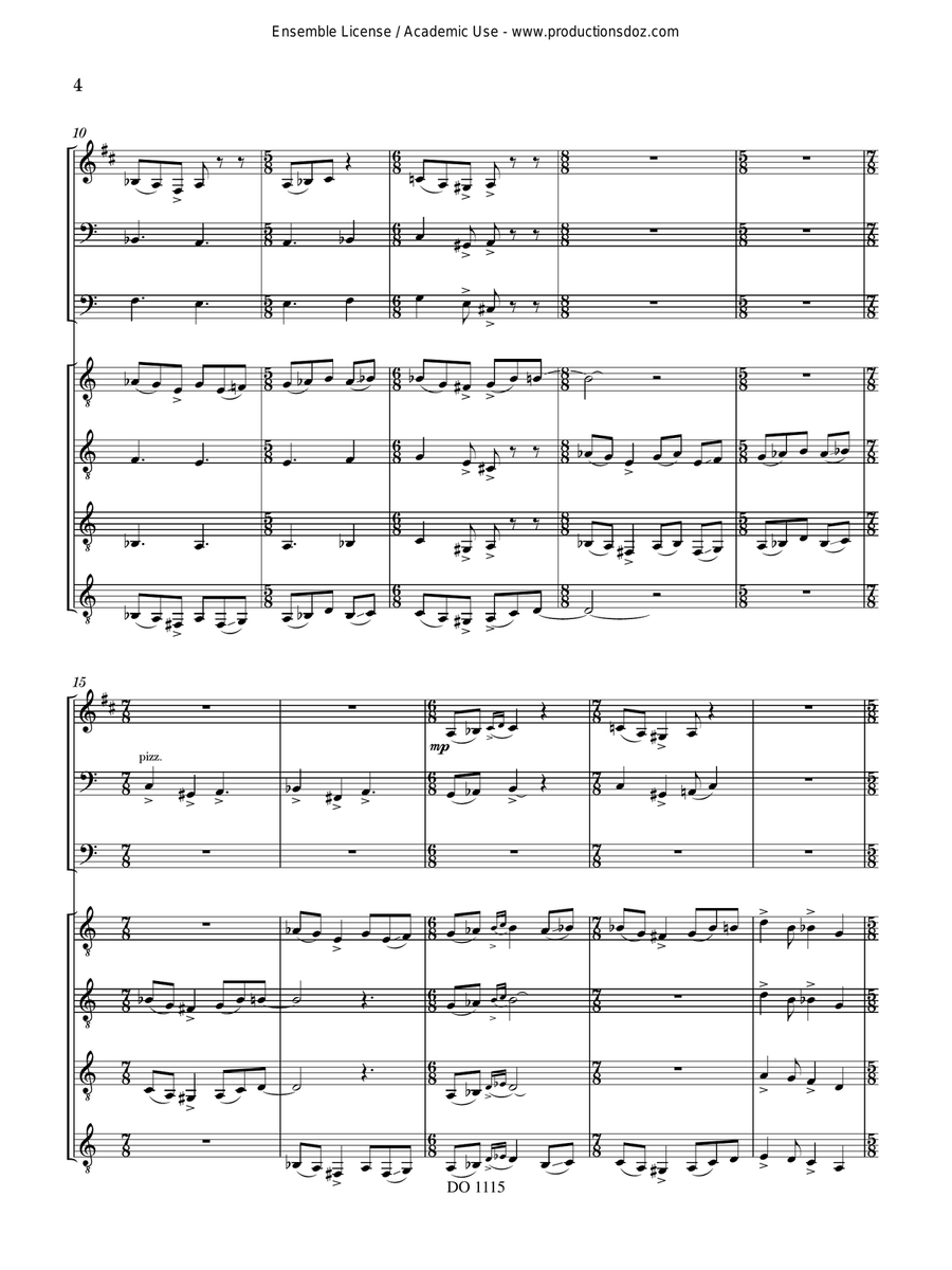 Modale Waves Modale Waves Score scores gallery preview page 4