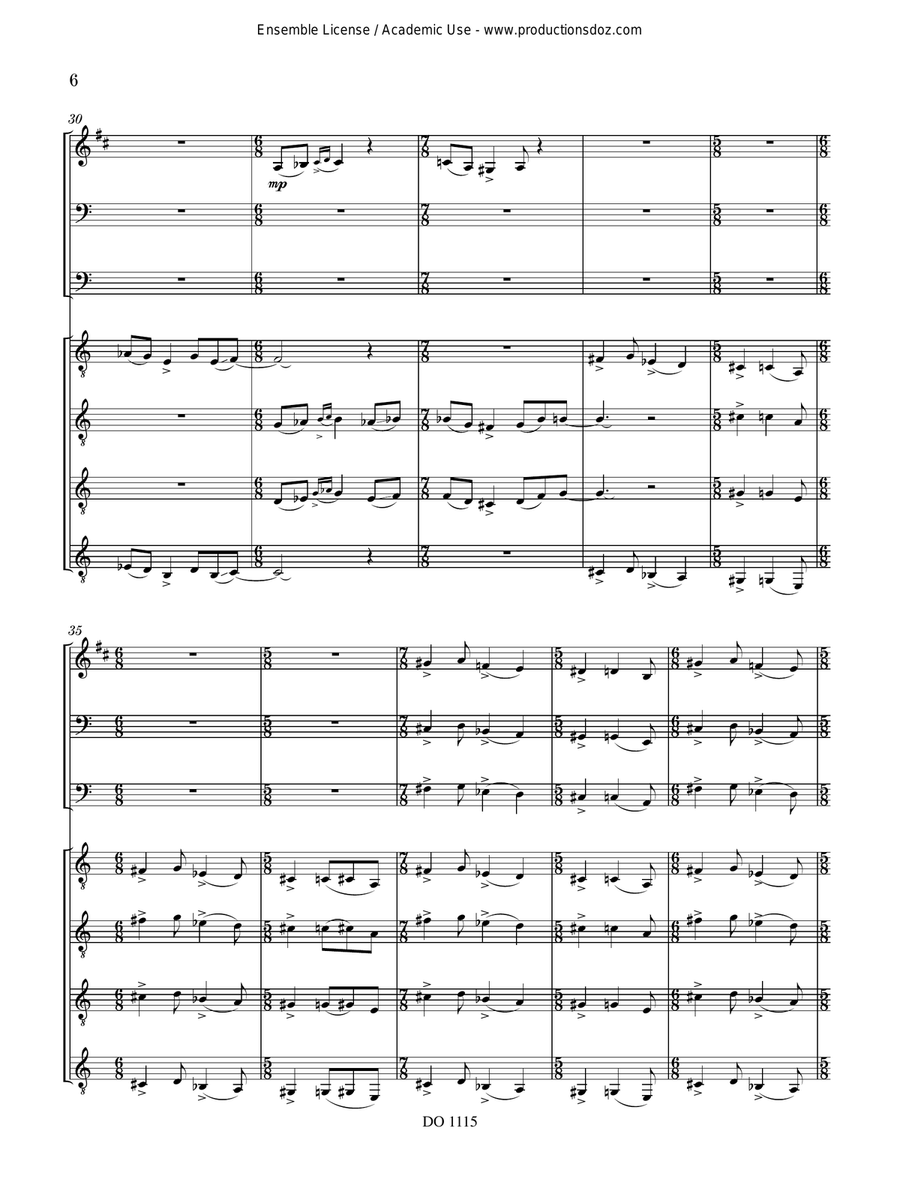 Modale Waves Modale Waves Score scores gallery preview page 6
