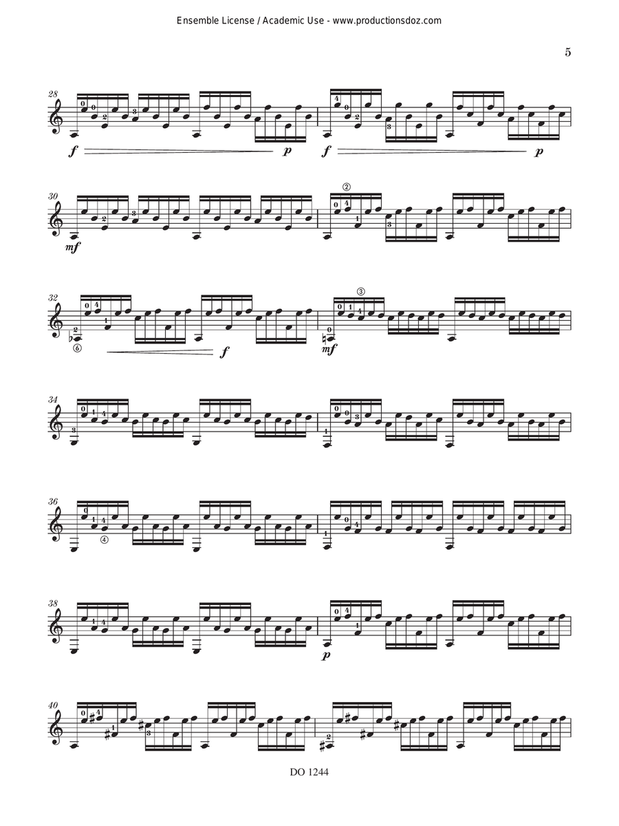 El Picaflor El Picaflor Classical Guitar scores gallery preview page 5