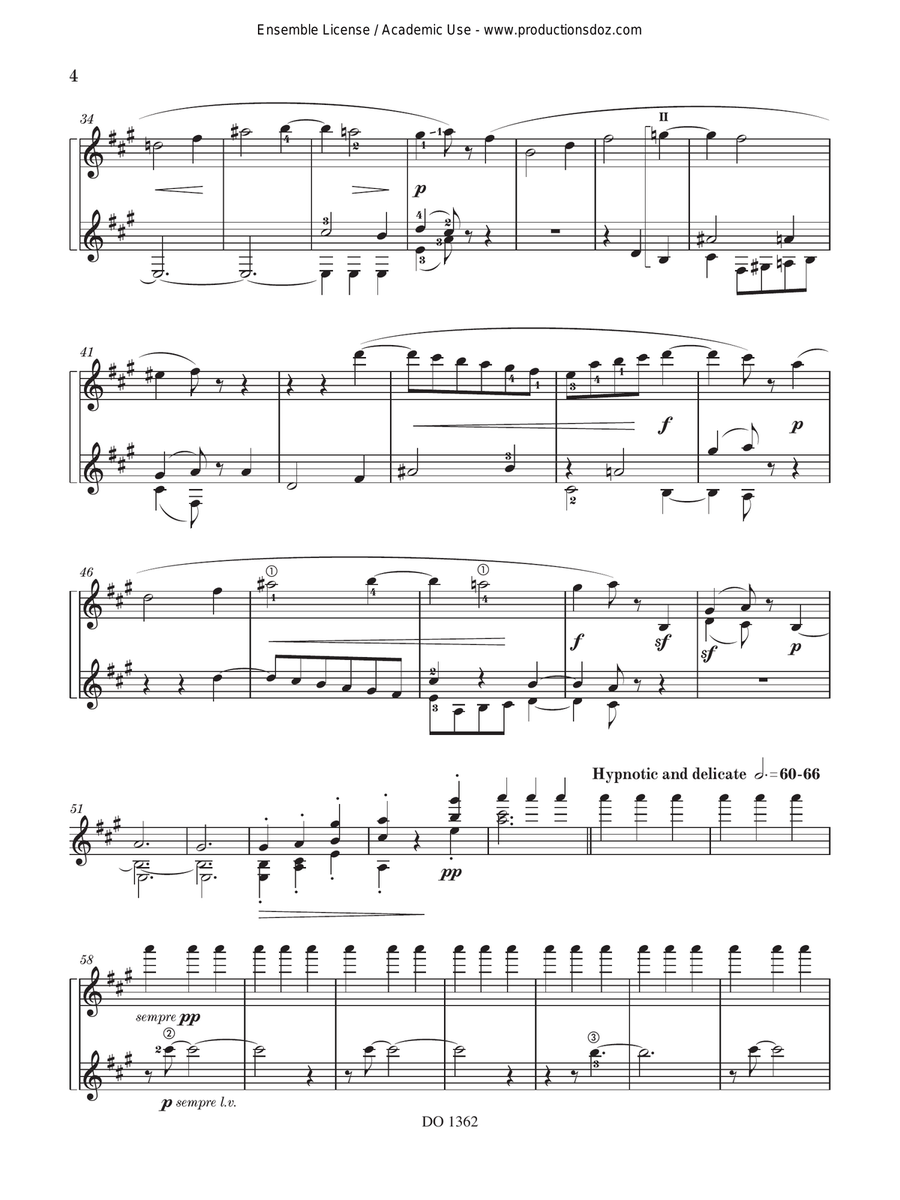 Bagatelles with Fantasies Classical Guitar scores gallery preview page 4