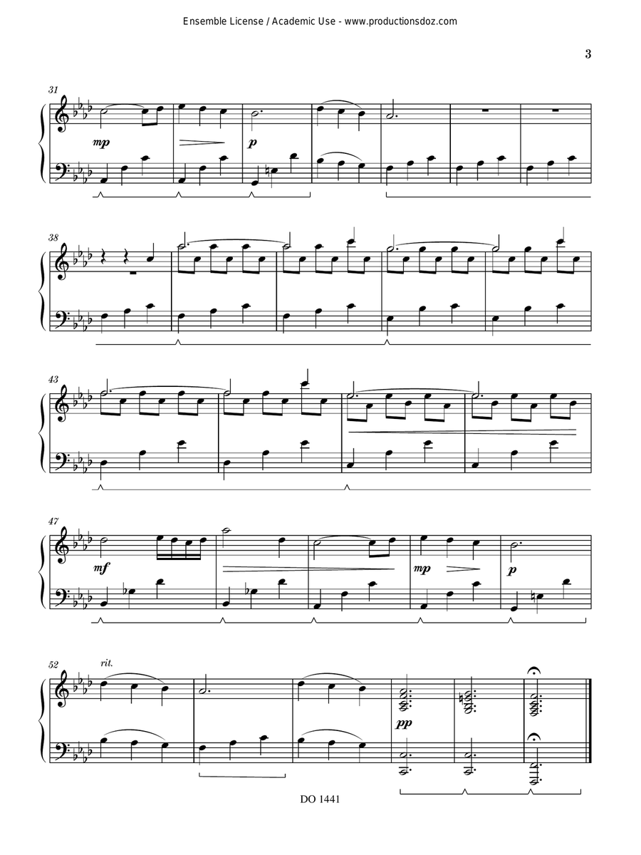 Piano Evocations Piano Evocations Piano Solo scores gallery preview page 3
