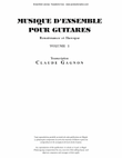 Musique d'ensemble pour guitares, vol. 1