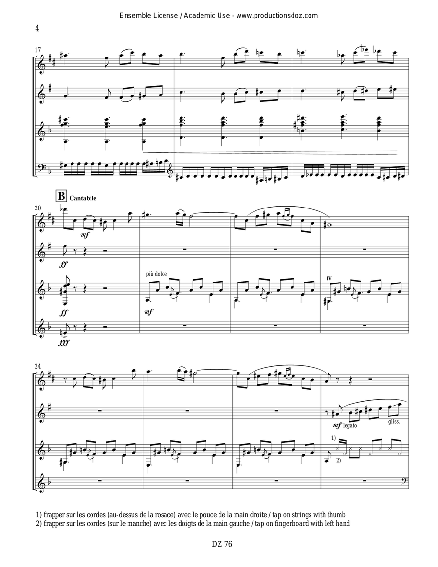 Couleur Tango Couleur Tango Clarinet scores gallery preview page 4