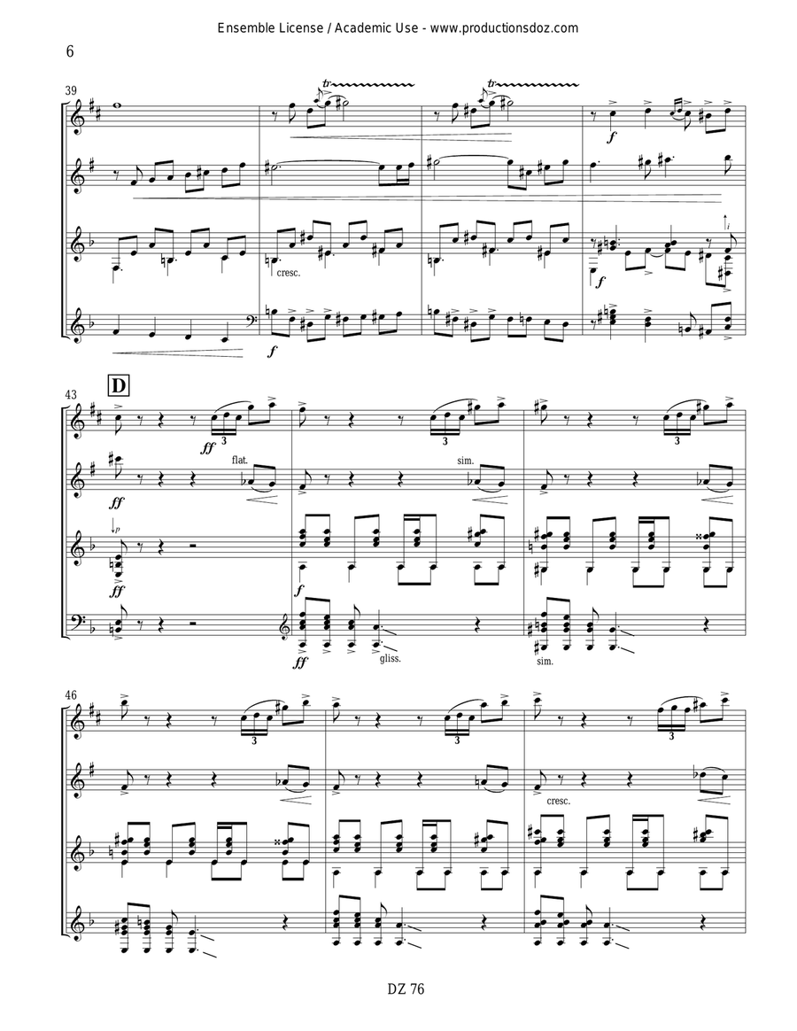 Couleur Tango Couleur Tango Clarinet scores gallery preview page 6