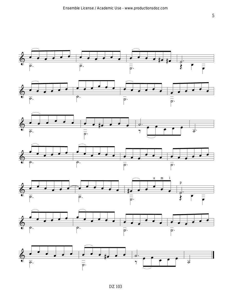 Répertoire progressif pour la guitare, vol. 3 Classical Guitar scores gallery preview page 5