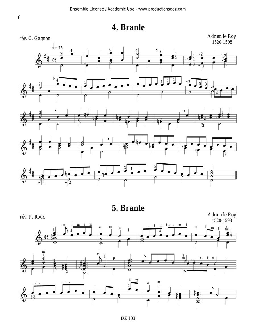 Répertoire progressif pour la guitare, vol. 3 Classical Guitar scores gallery preview page 6
