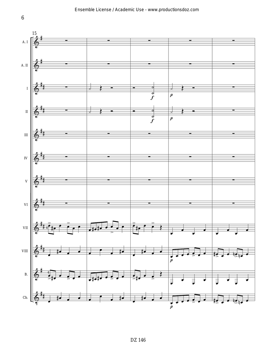 Dans la halle du roi de la montagne, opus 46 Guitar Ensemble scores gallery preview page 6