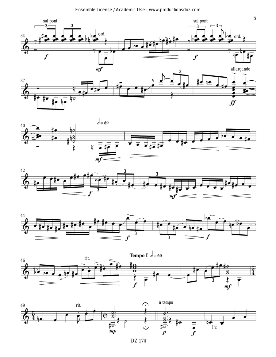 Sonate no 1 Sonate no 1 Classical Guitar scores gallery preview page 5