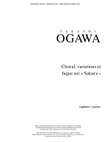 Choral, variations et fugue sur « Sakura »