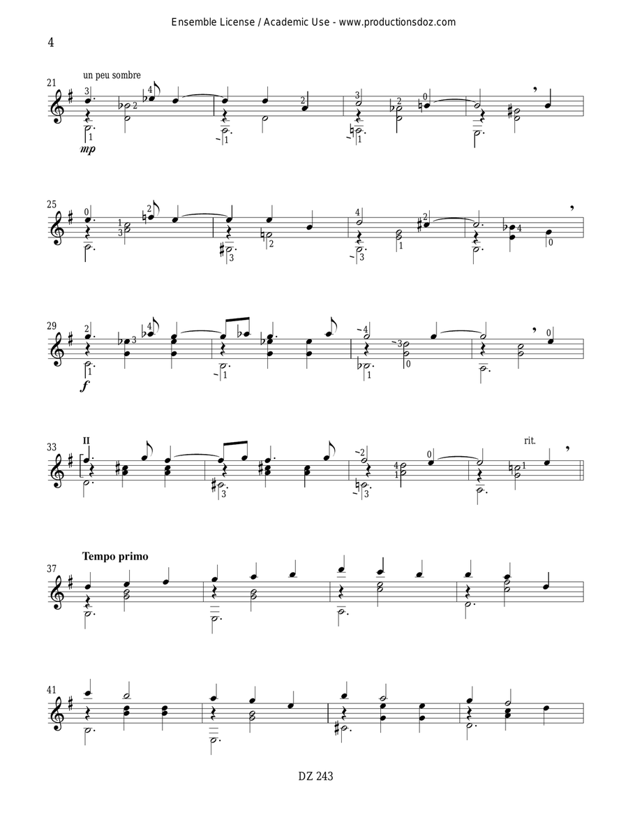 Livre d'images Livre d'images Classical Guitar scores gallery preview page 4