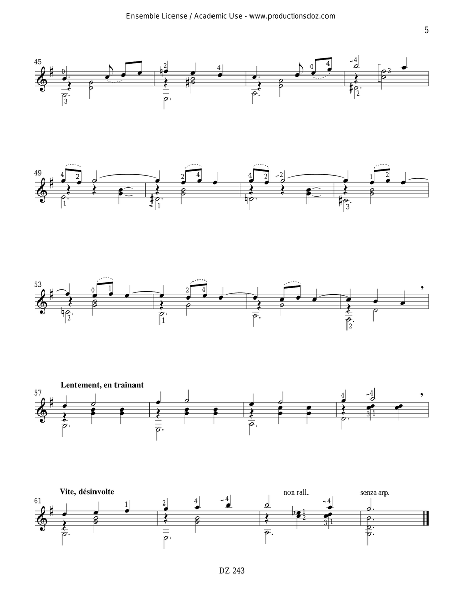 Livre d'images Livre d'images Classical Guitar scores gallery preview page 5